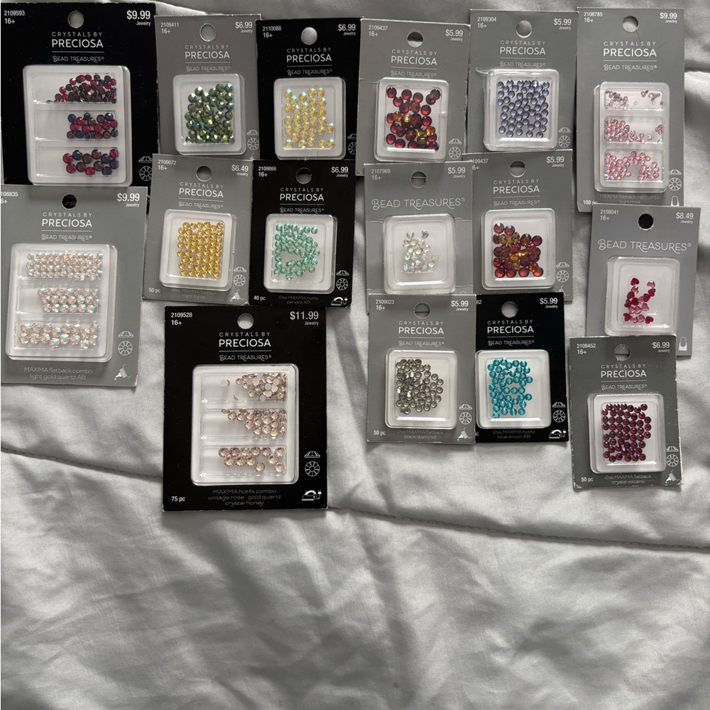 Crystal Rhinestone Set - Multicolor
